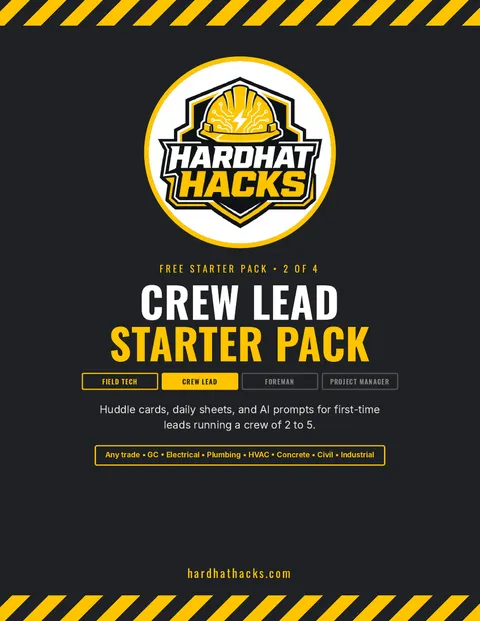Cover of the Crew Lead Starter Pack